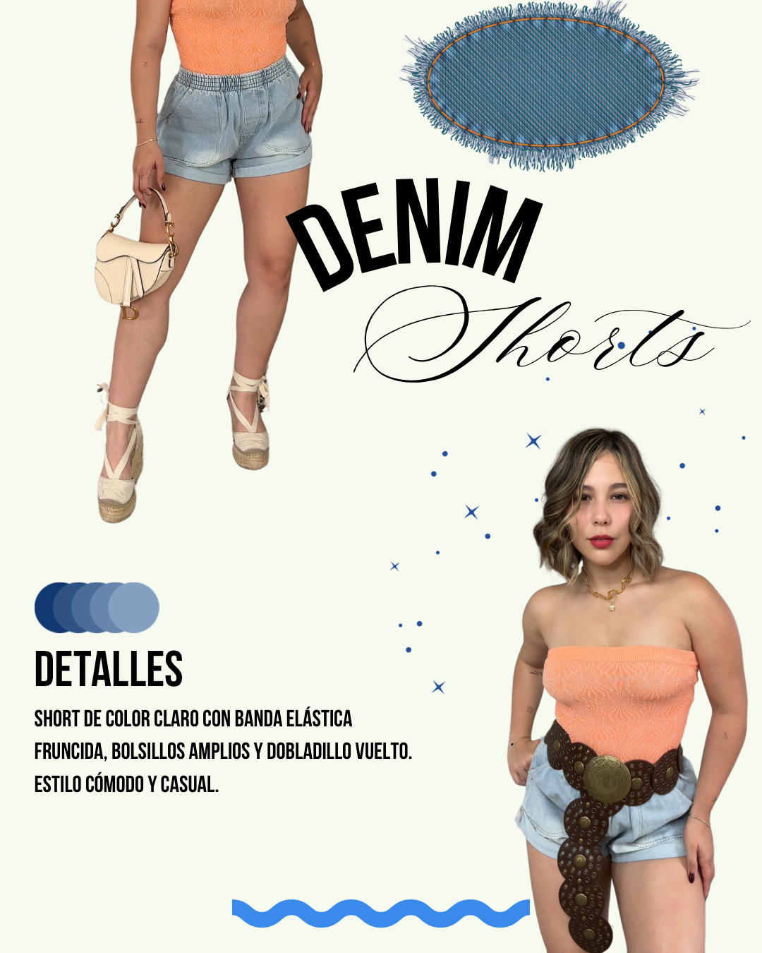 Denim short