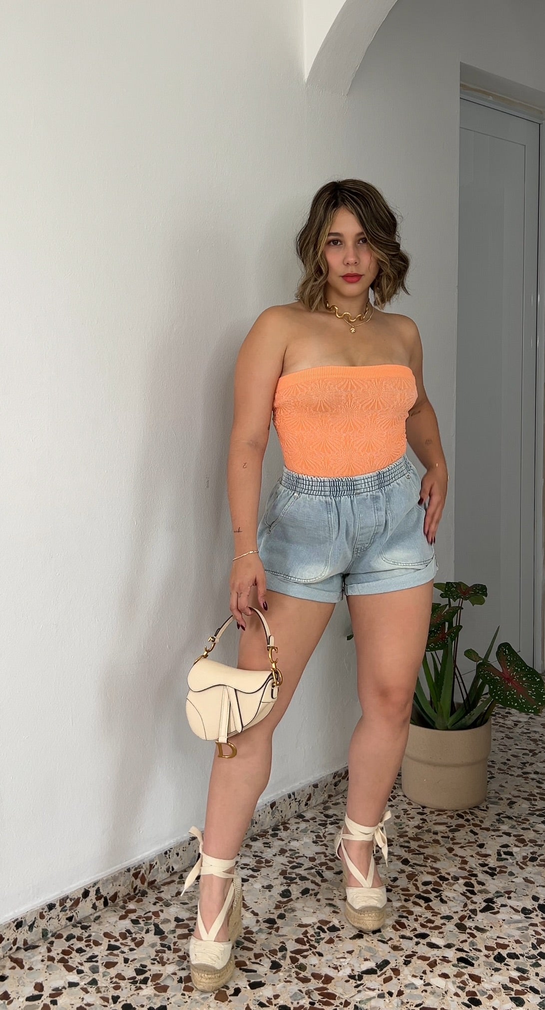 Denim short