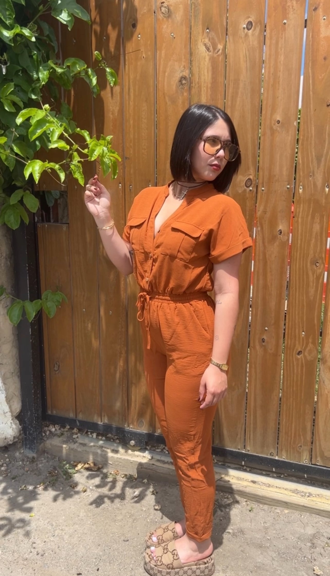 Caramel jumpsuit
