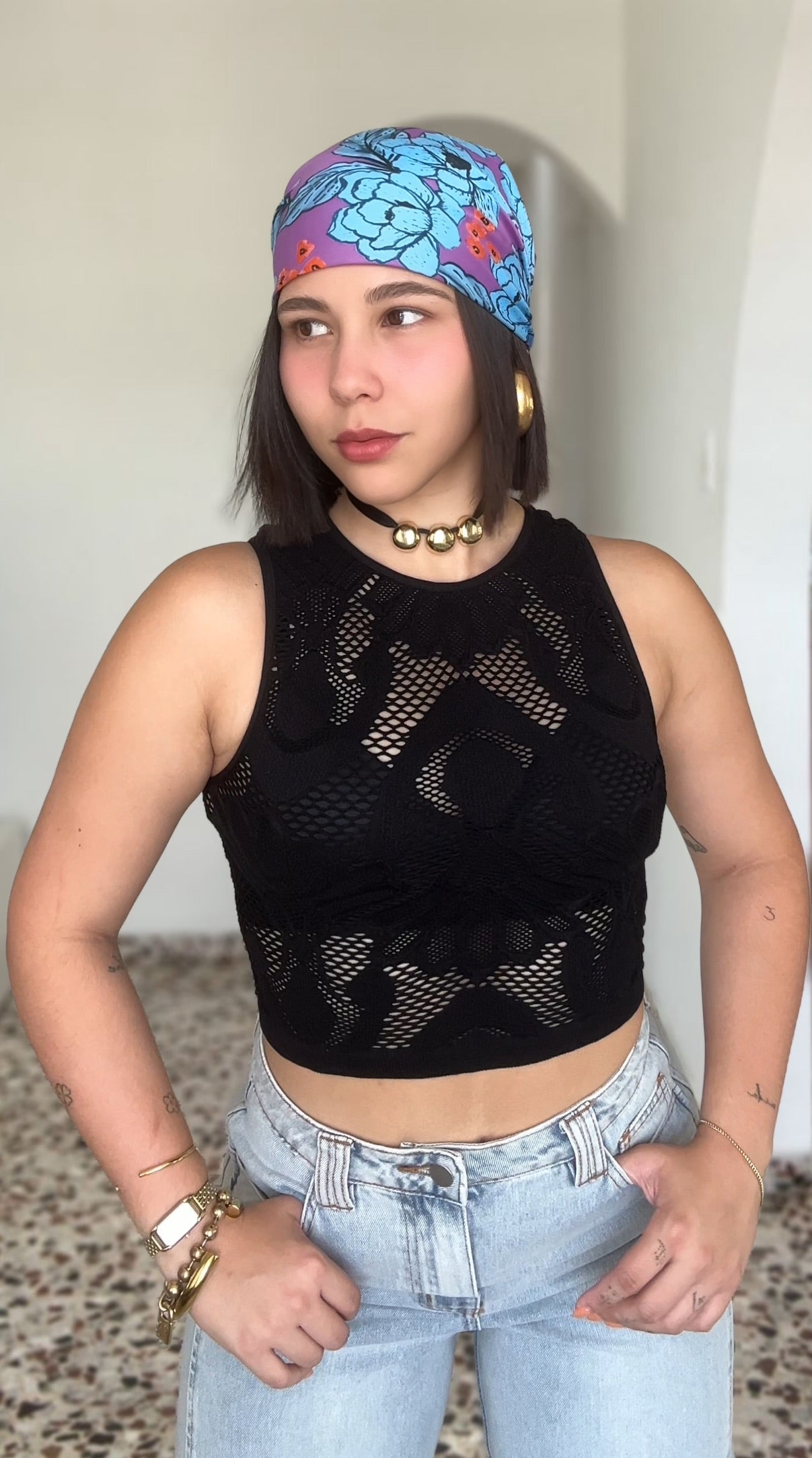 Fishnet top