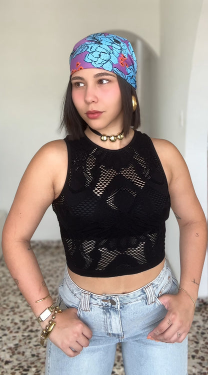 Fishnet top