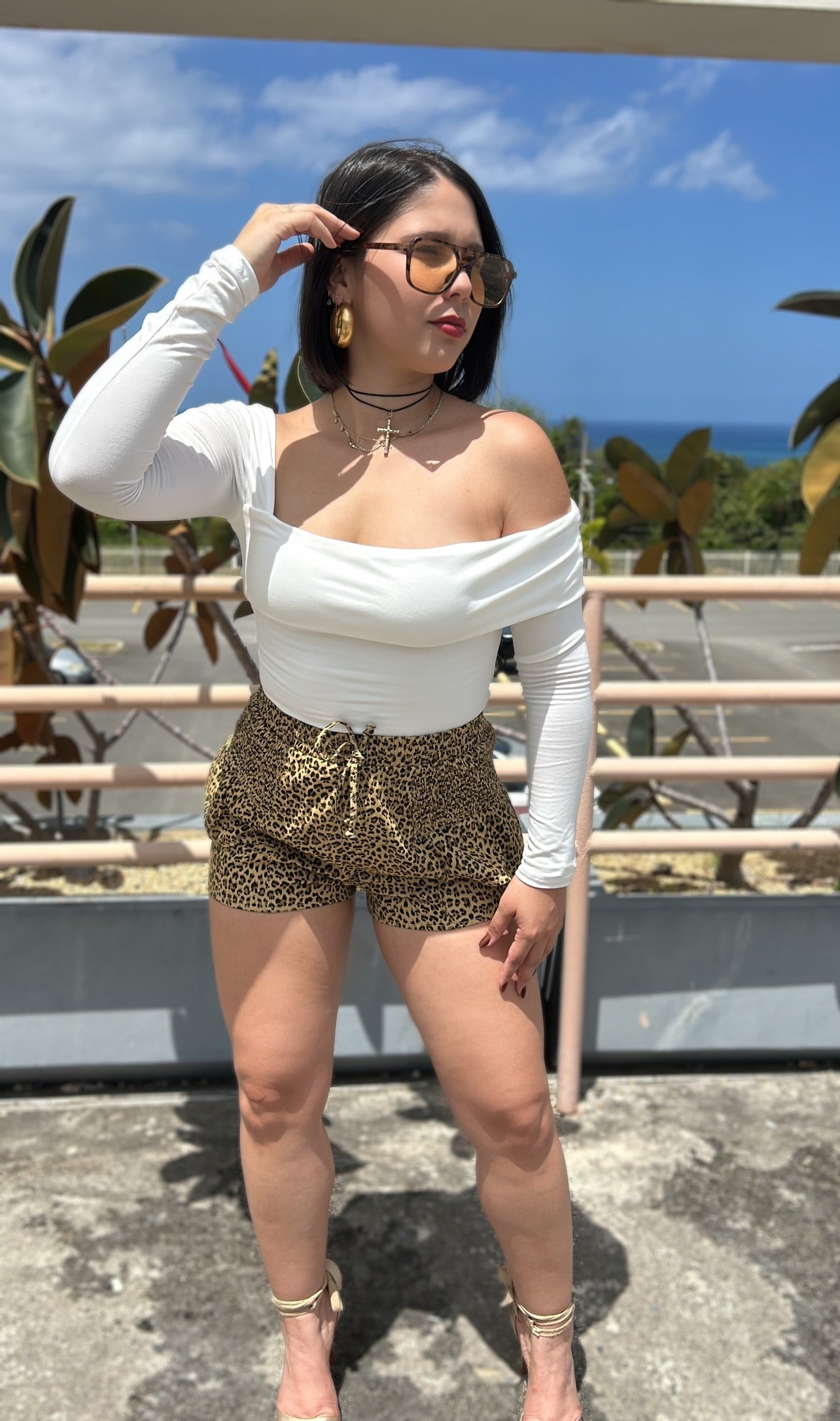Cheetah shorts