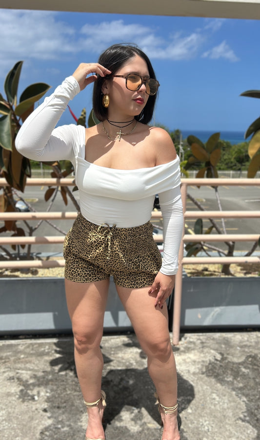 Cheetah shorts