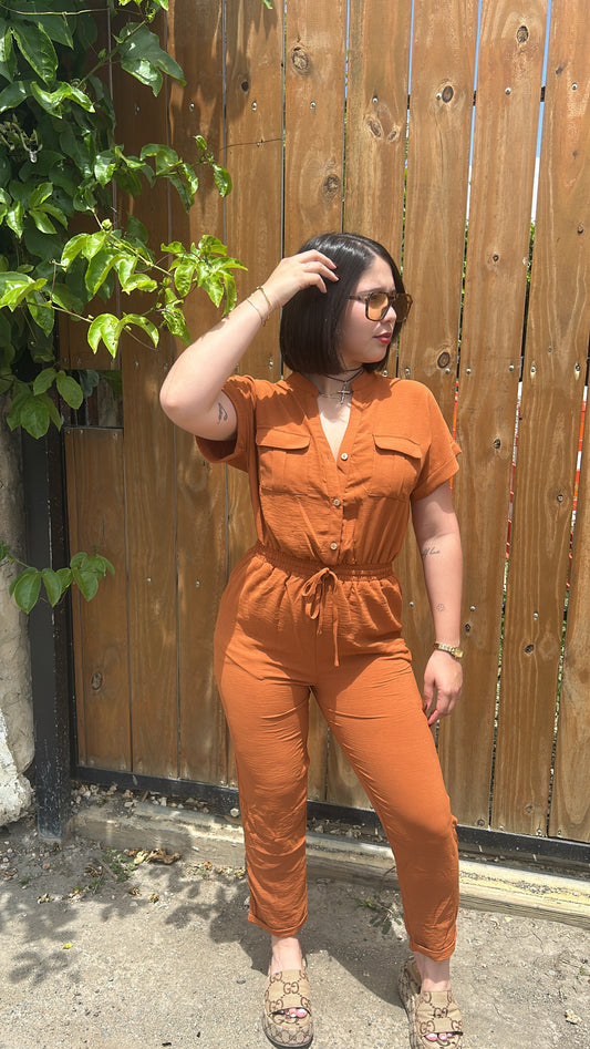 Caramel jumpsuit