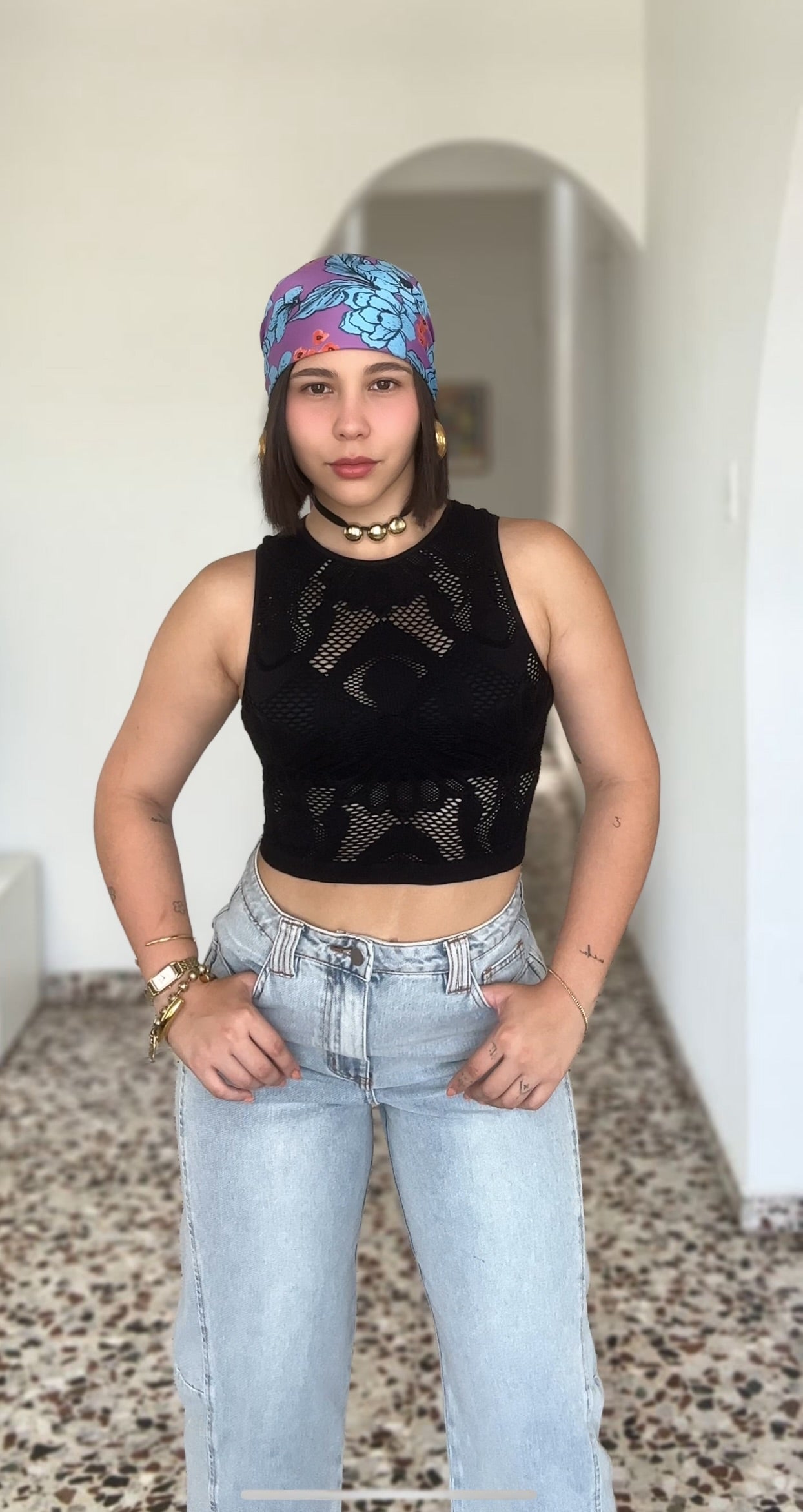 Fishnet top