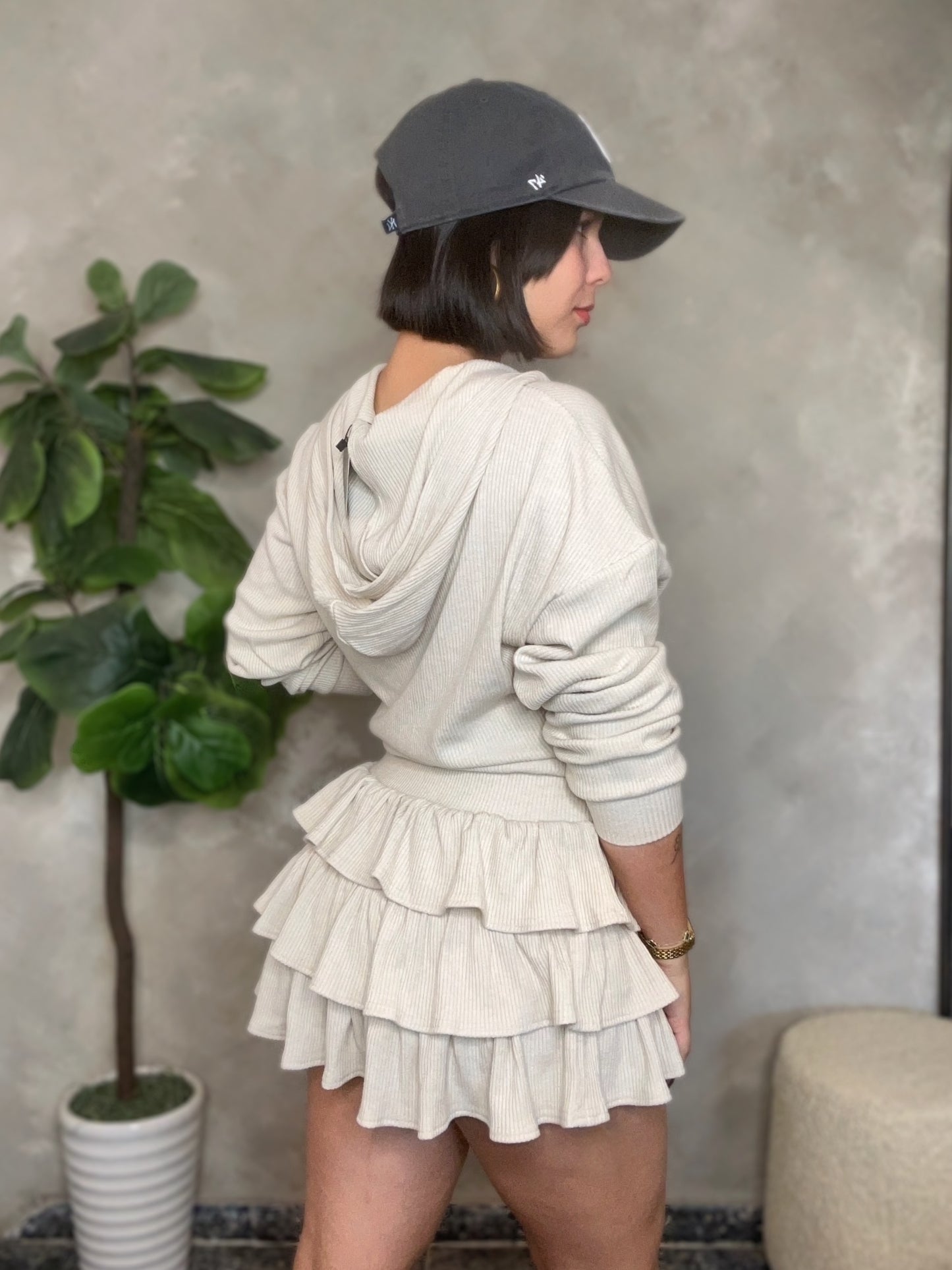 Ruffle Skirt Dress