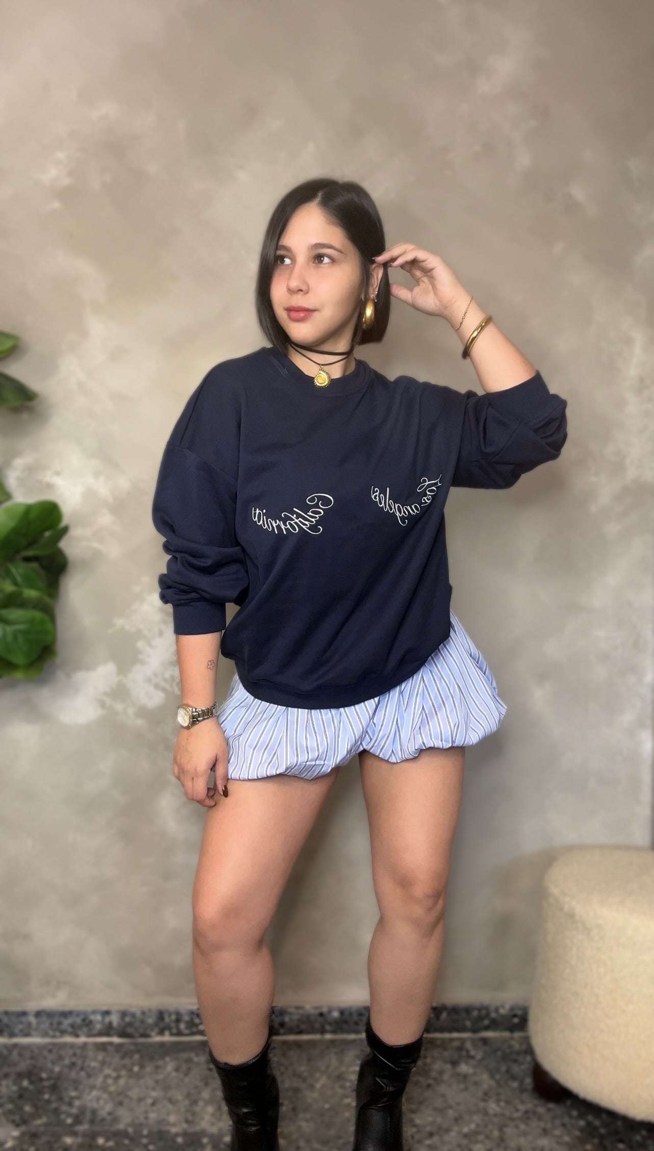 Poblin Blue Skirt